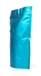 Photo of One zipper stand-up pouch isolated on white