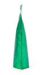Photo of One zipper stand-up pouch isolated on white