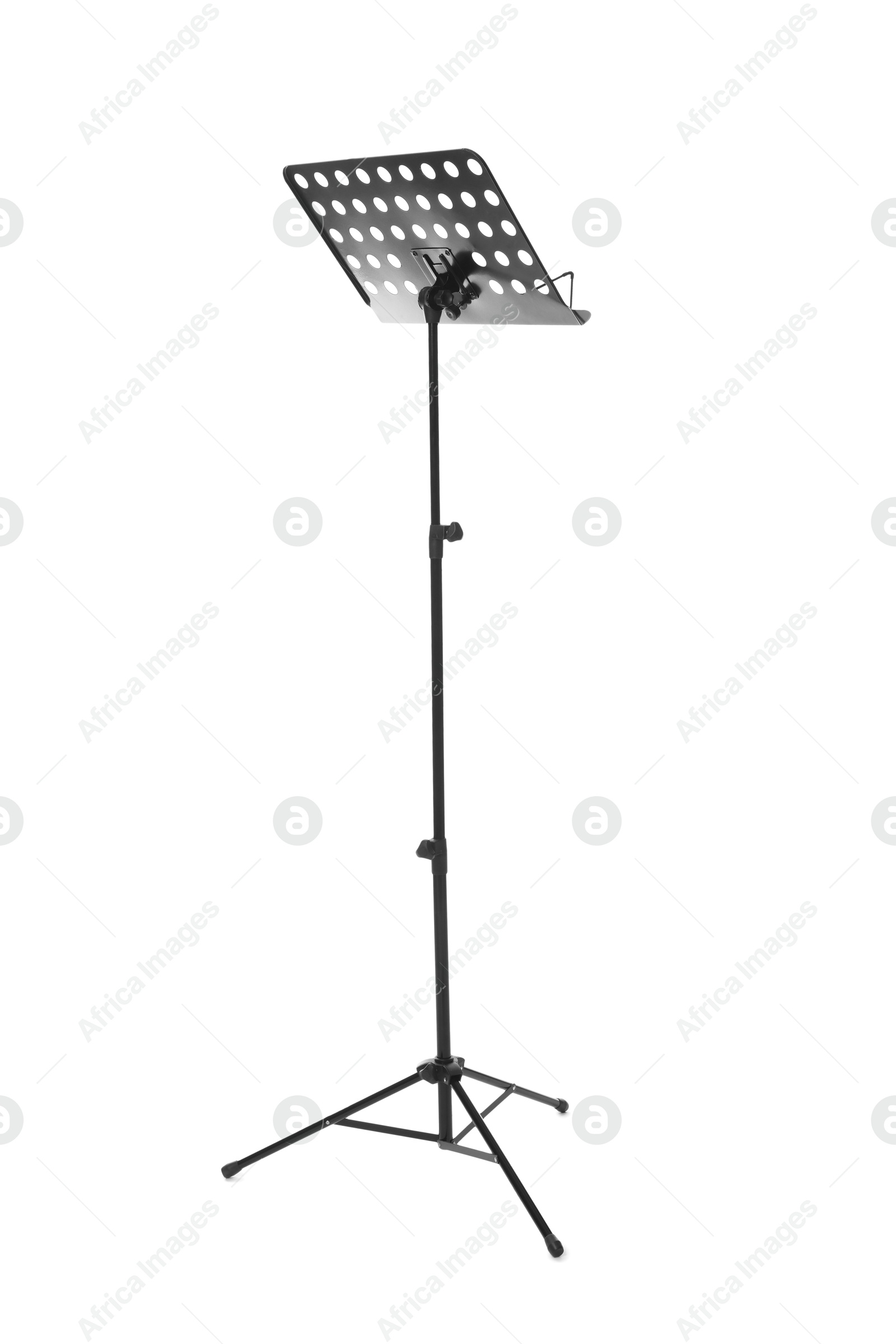 One empty note stand isolated on white Photo of One empty note stand isolated on white
