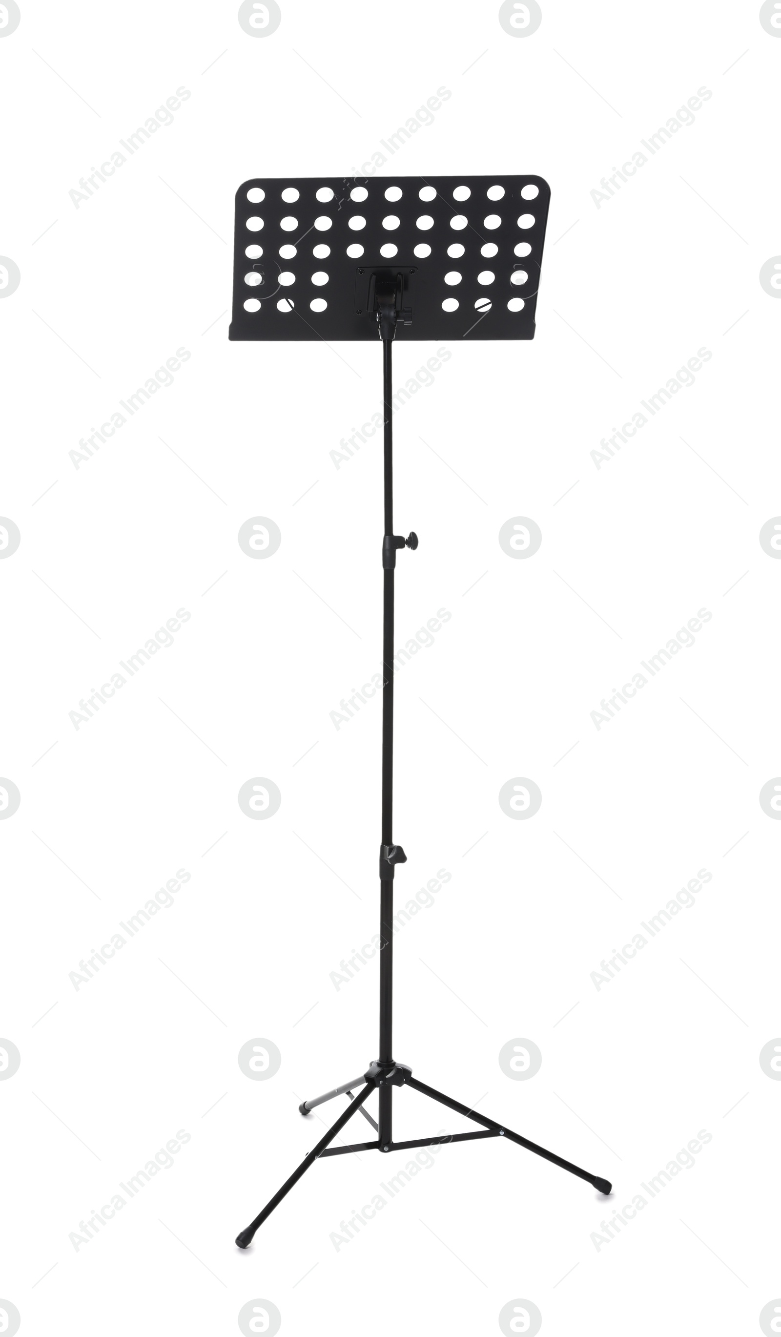 One empty note stand isolated on white Photo of One empty note stand isolated on white