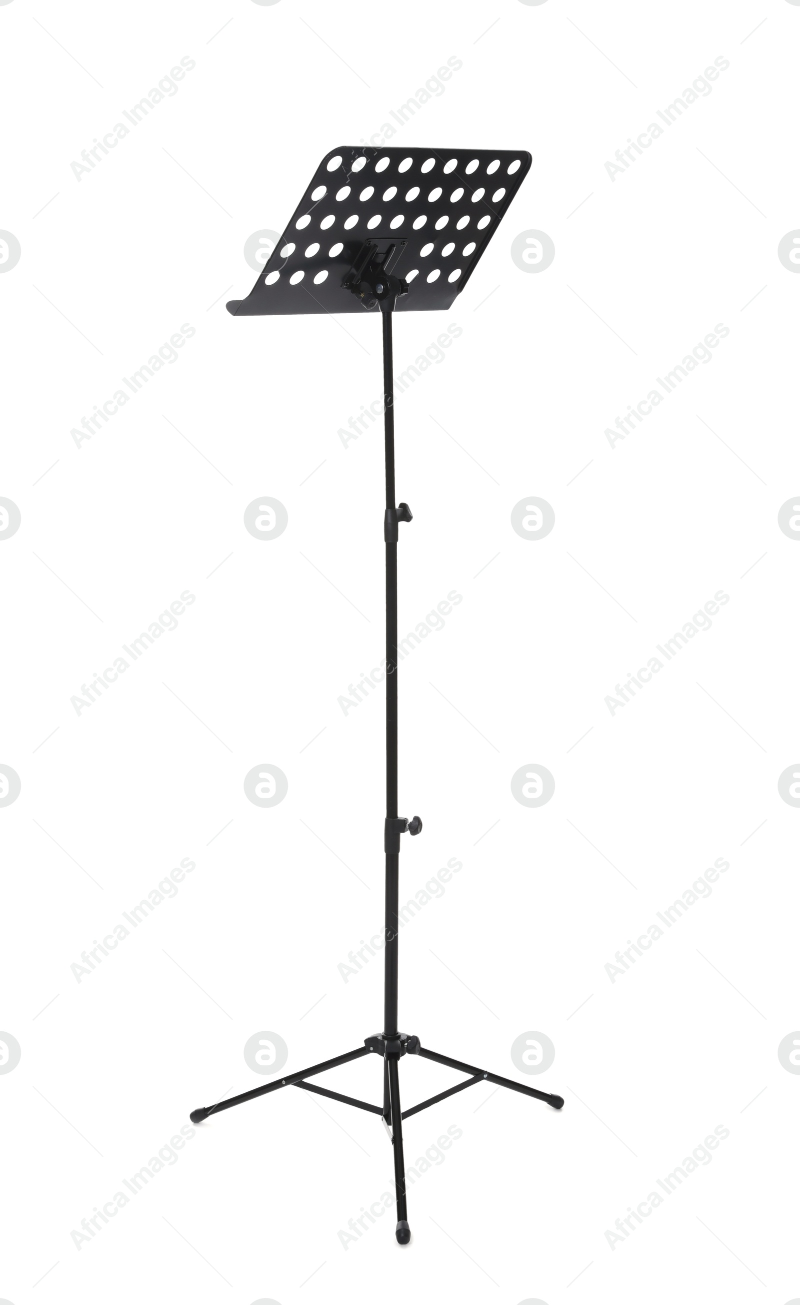 One empty note stand isolated on white Photo of One empty note stand isolated on white