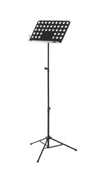 Photo of One empty note stand isolated on white