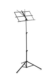 Photo of One empty note stand isolated on white