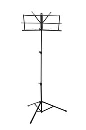 Photo of One empty note stand isolated on white