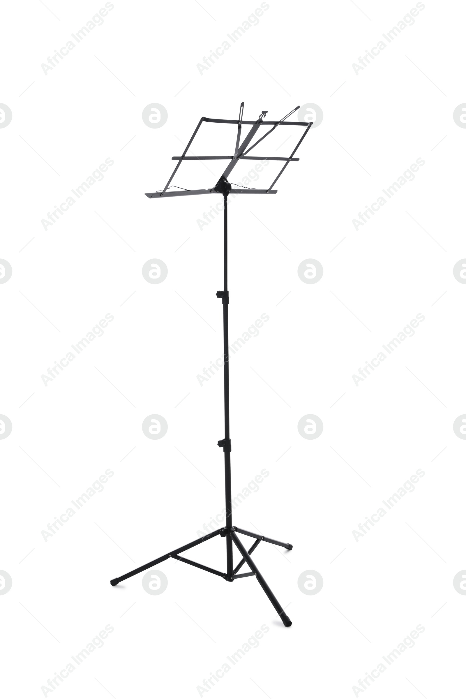 One empty note stand isolated on white Photo of One empty note stand isolated on white