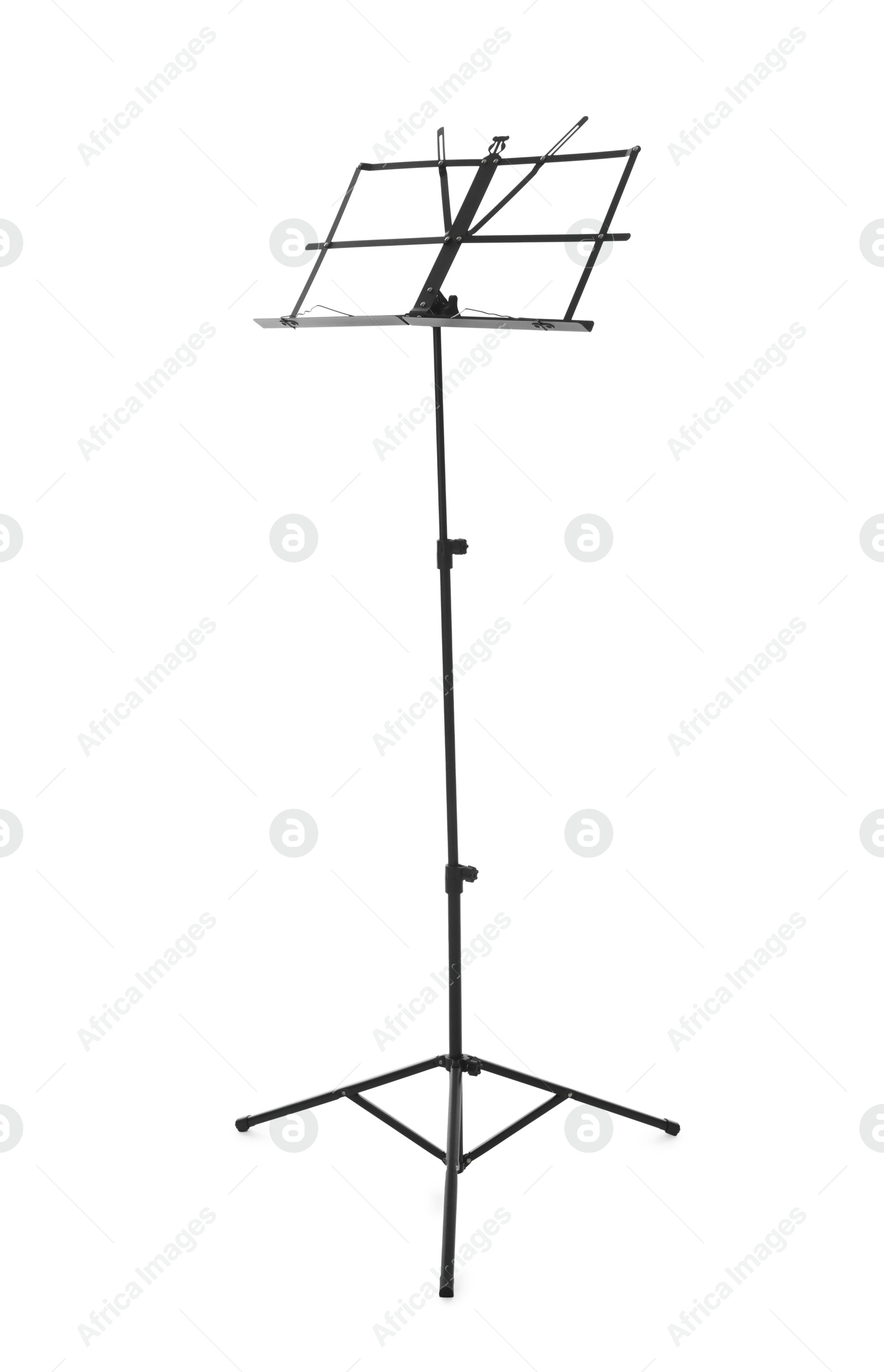 One empty note stand isolated on white Photo of One empty note stand isolated on white