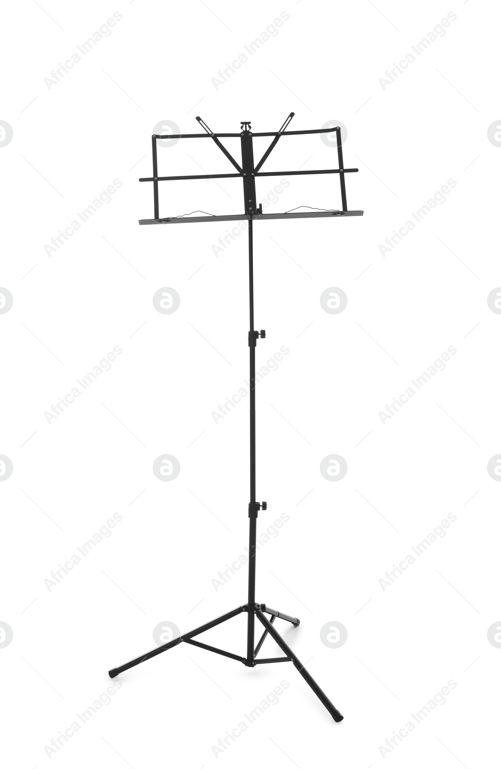 One empty note stand isolated on white Photo of One empty note stand isolated on white