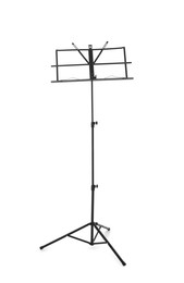 Photo of One empty note stand isolated on white