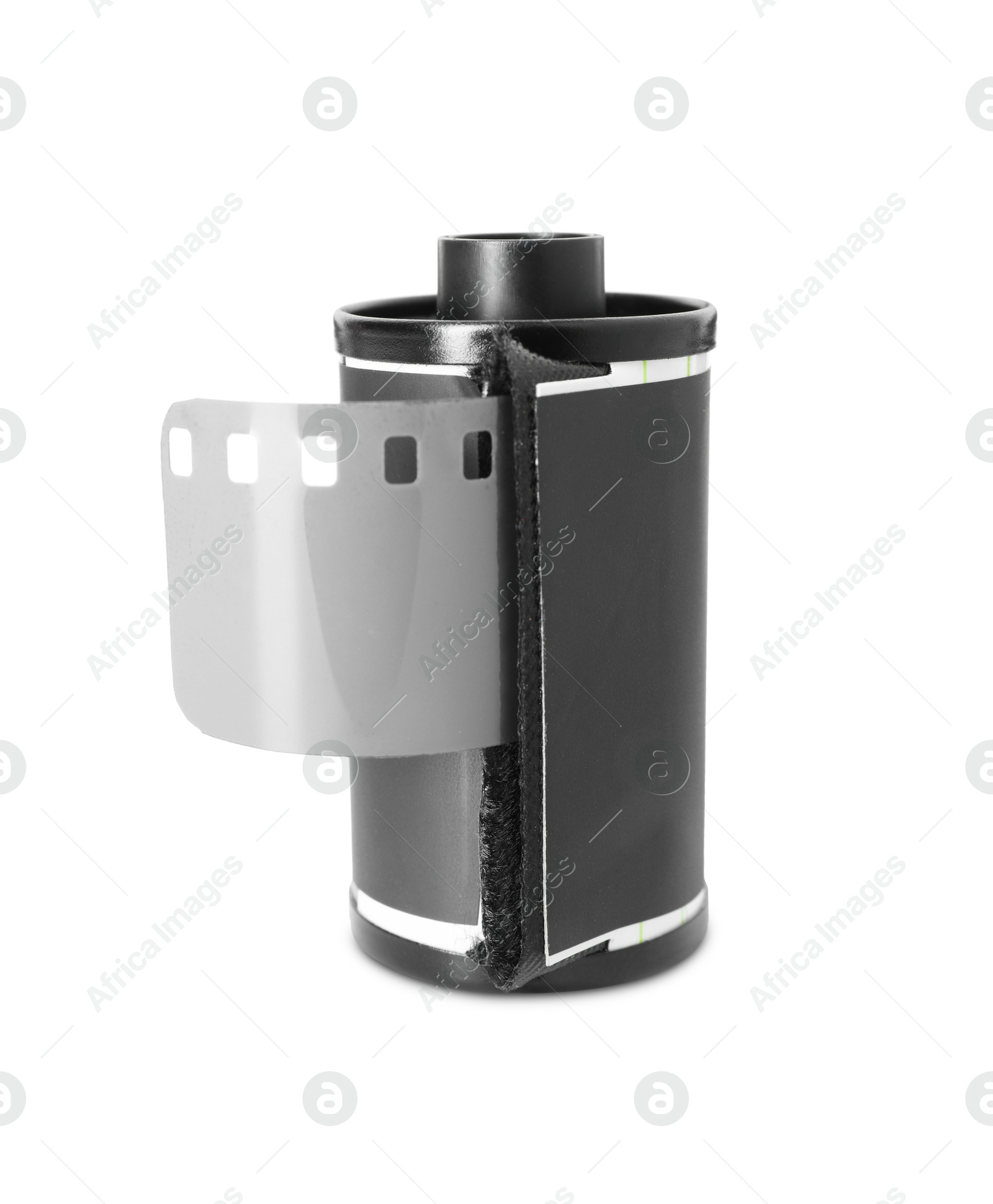 Roll of photographic film isolated on white Photo of Roll of photographic film isolated on white