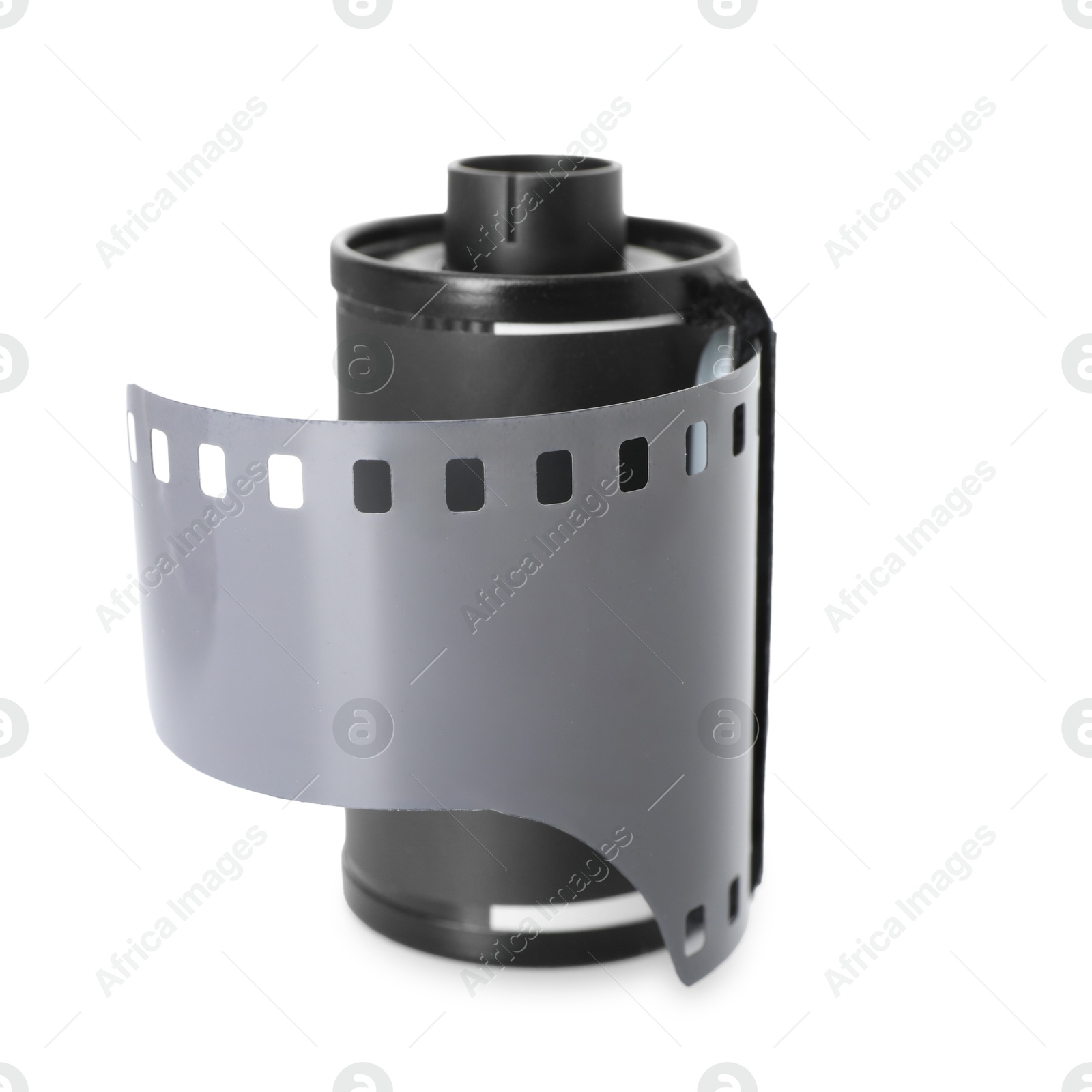 Roll of photographic film isolated on white Photo of Roll of photographic film isolated on white