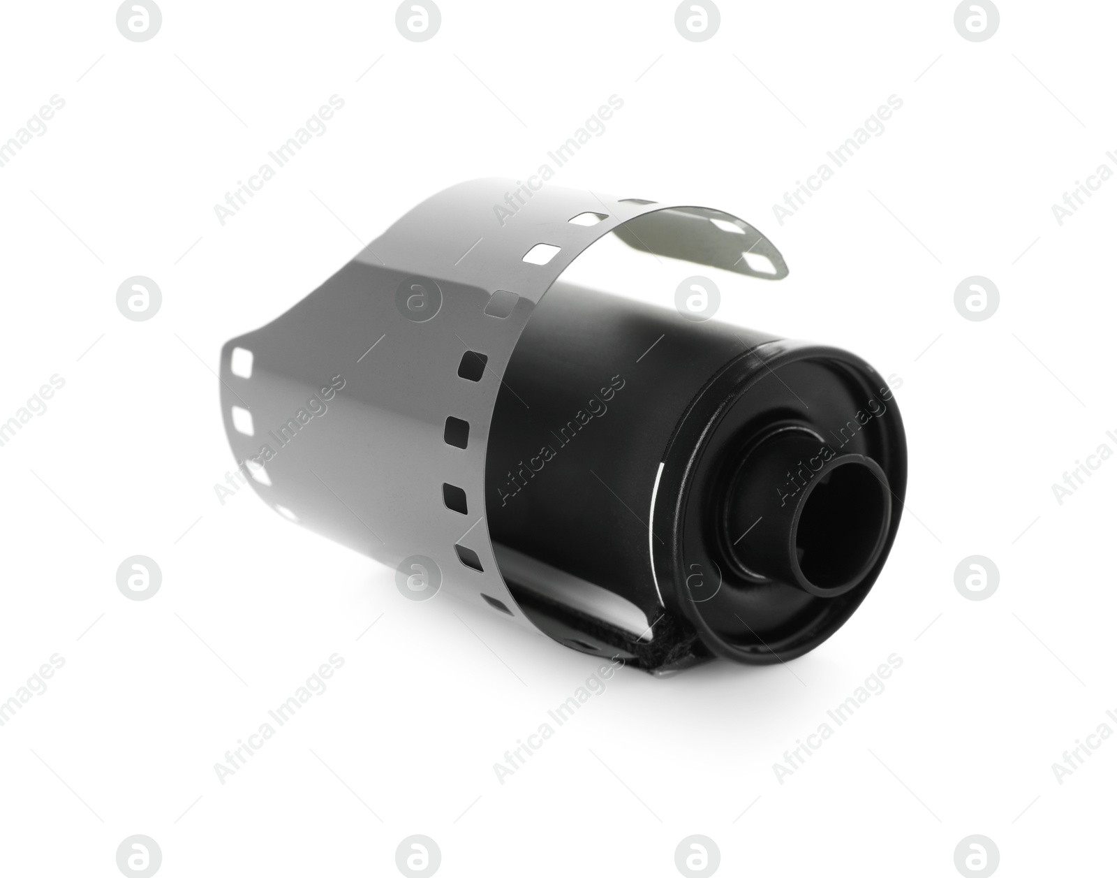Roll of photographic film isolated on white Photo of Roll of photographic film isolated on white