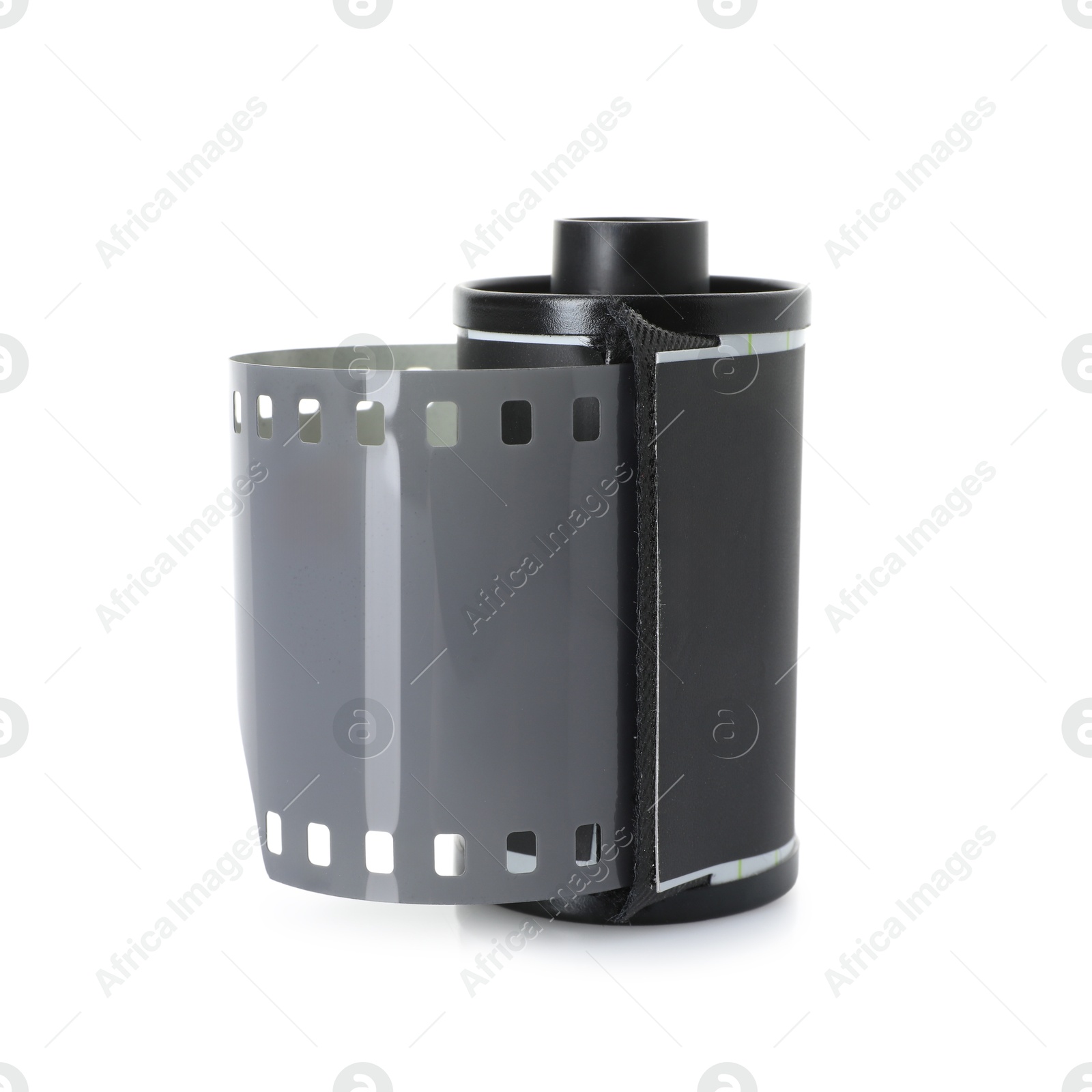 Roll of photographic film isolated on white Photo of Roll of photographic film isolated on white