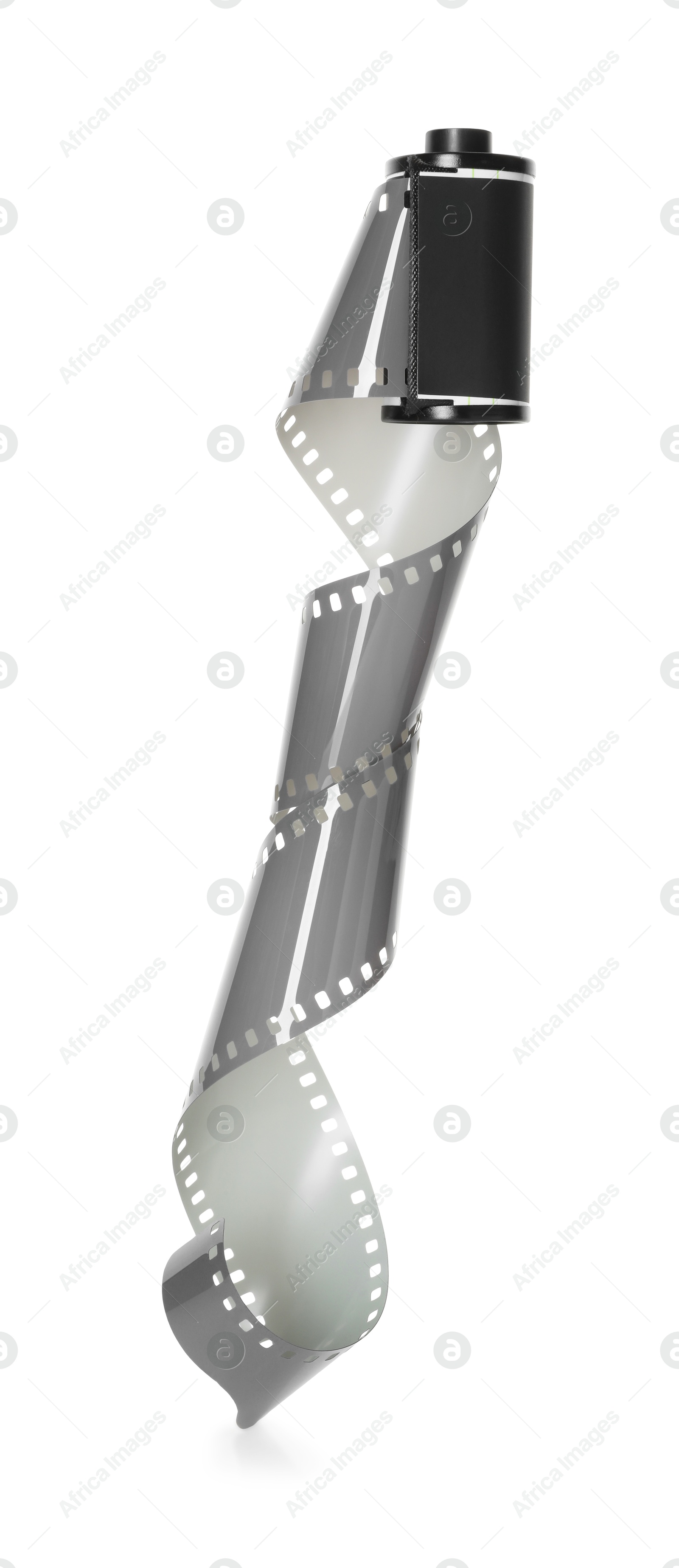 Roll of photographic film isolated on white Photo of Roll of photographic film isolated on white
