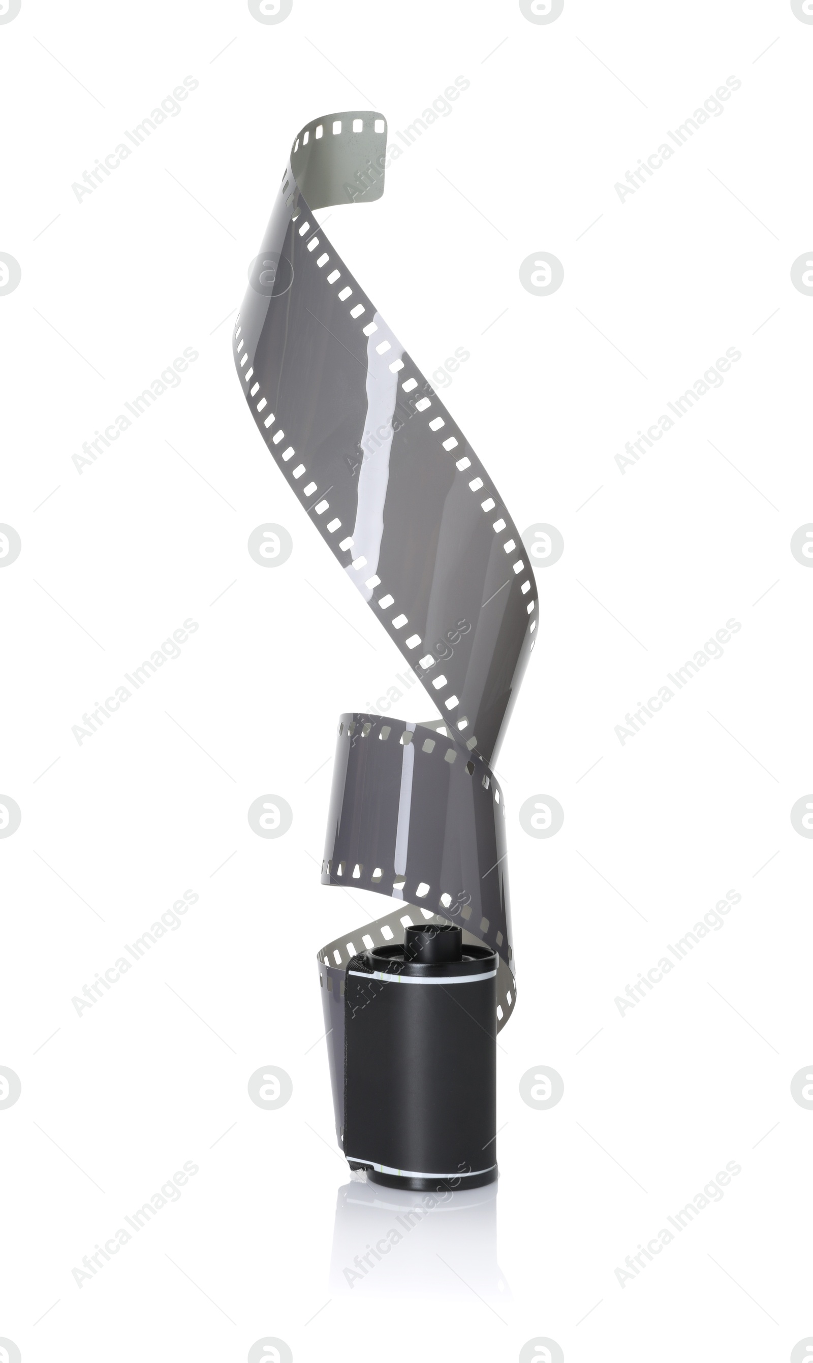 Roll of photographic film isolated on white Photo of Roll of photographic film isolated on white