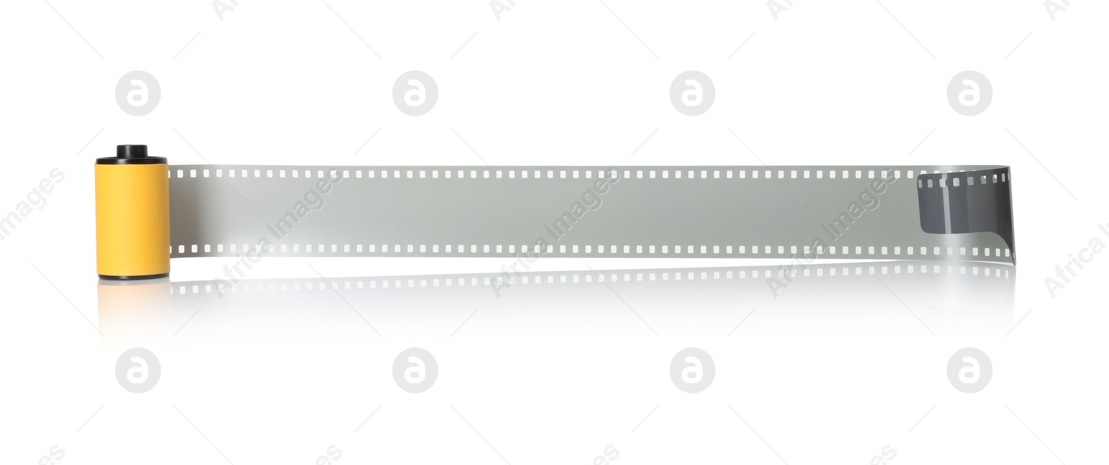 Roll of photographic film isolated on white Photo of Roll of photographic film isolated on white