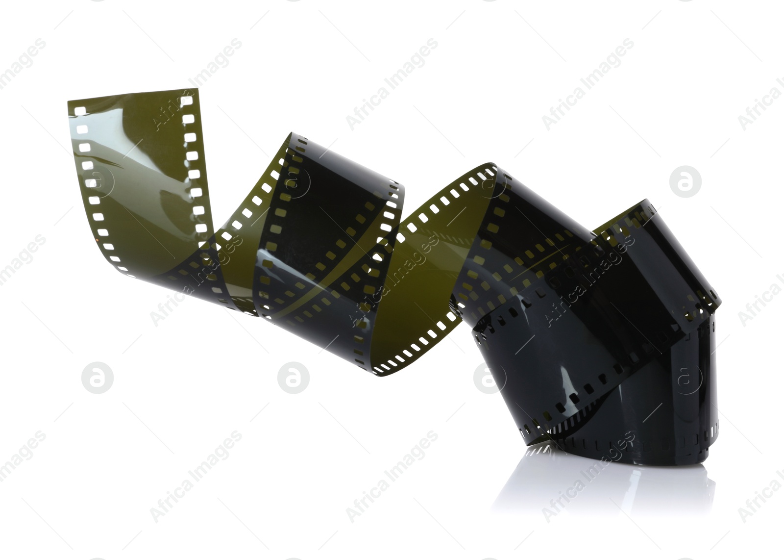 Strip of photographic film isolated on white Photo of Strip of photographic film isolated on white