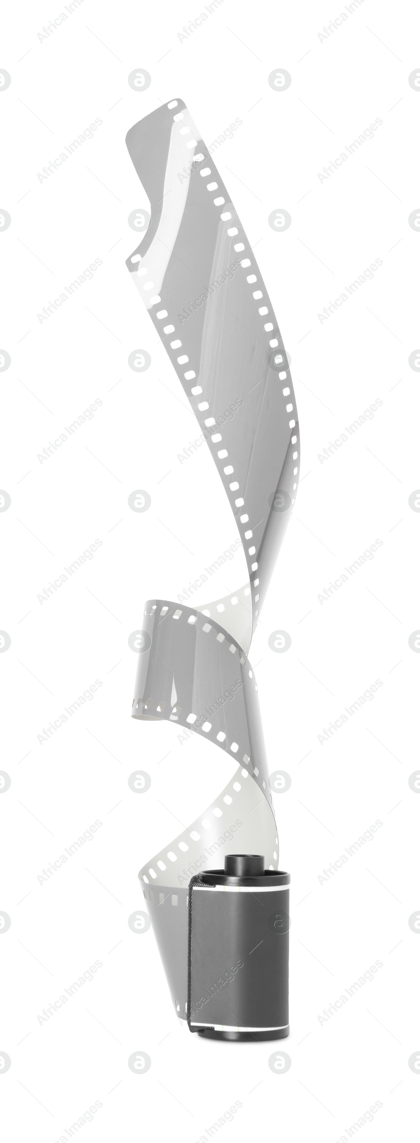 Roll of photographic film isolated on white Photo of Roll of photographic film isolated on white