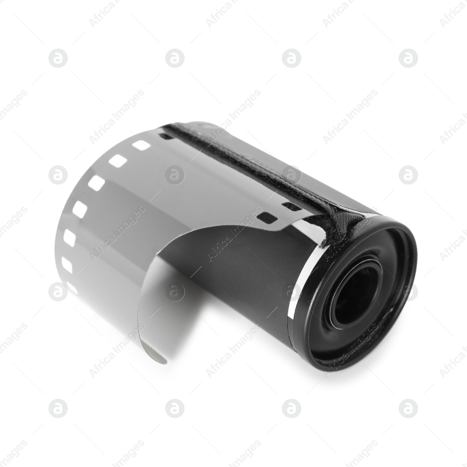 Roll of photographic film isolated on white Photo of Roll of photographic film isolated on white