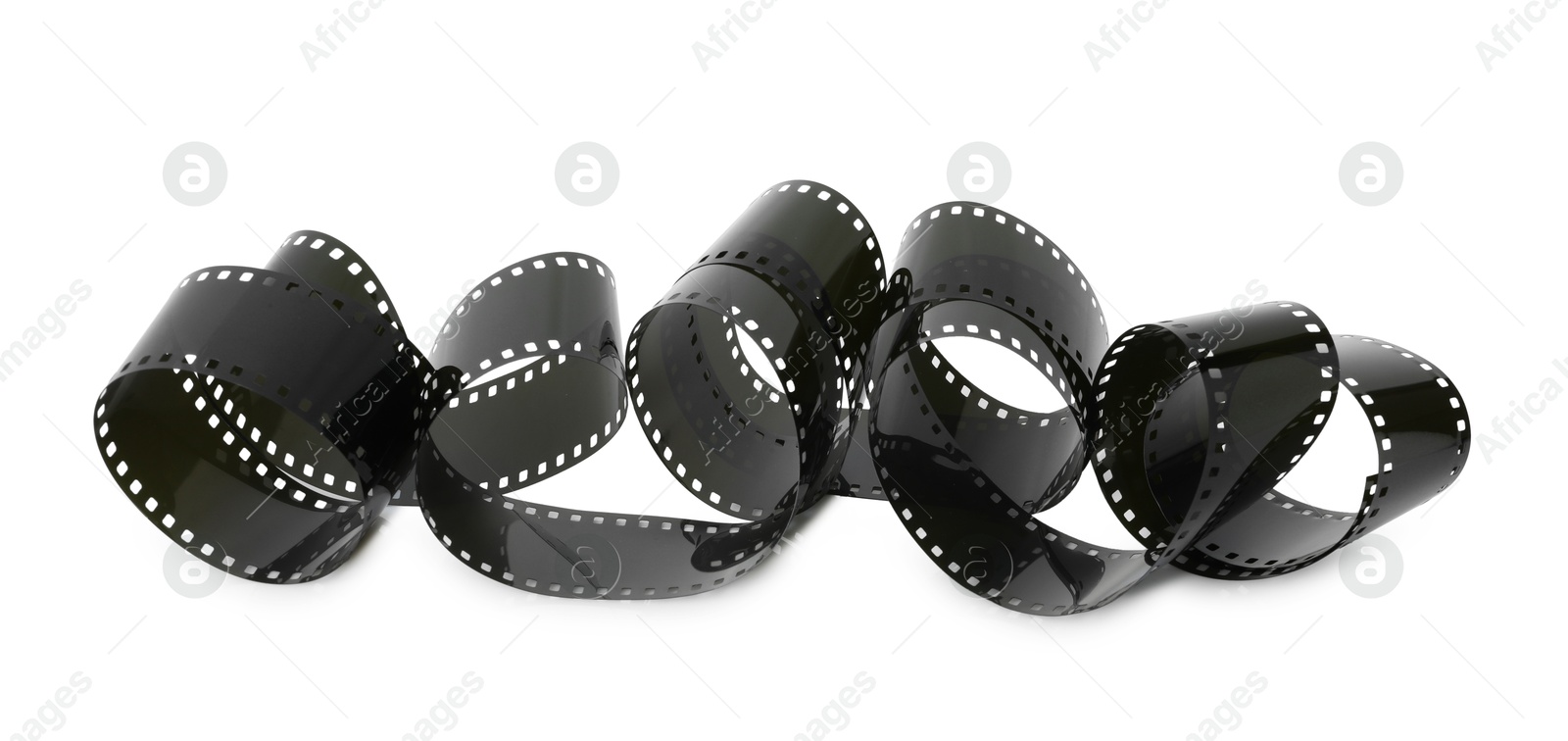 Strip of photographic film isolated on white Photo of Strip of photographic film isolated on white
