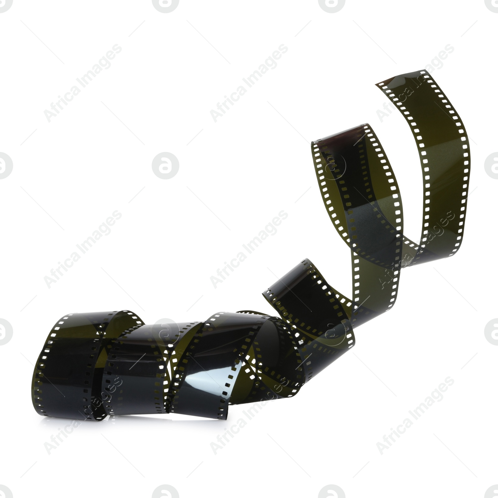 Strip of photographic film isolated on white Photo of Strip of photographic film isolated on white