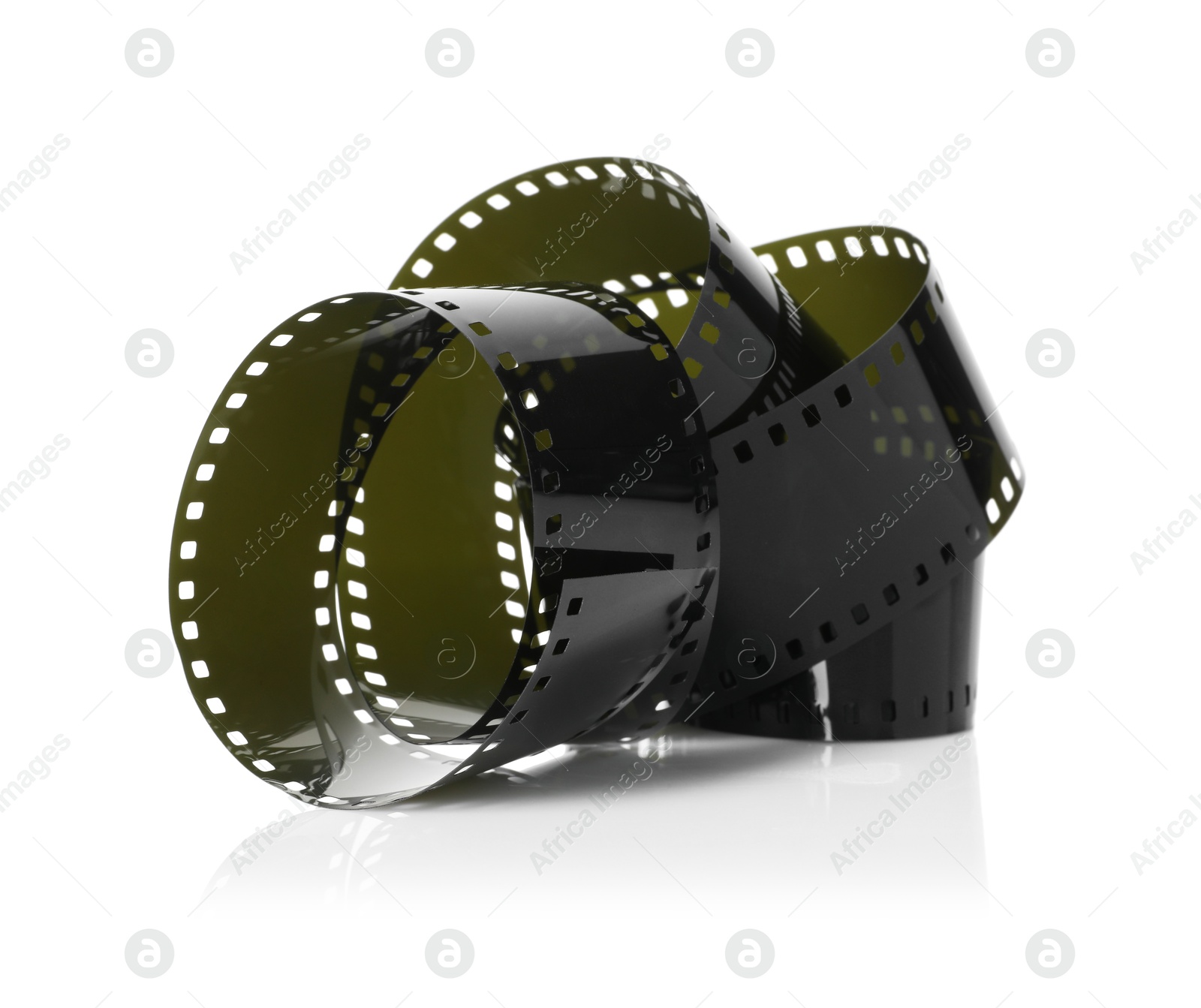 Strip of photographic film isolated on white Photo of Strip of photographic film isolated on white