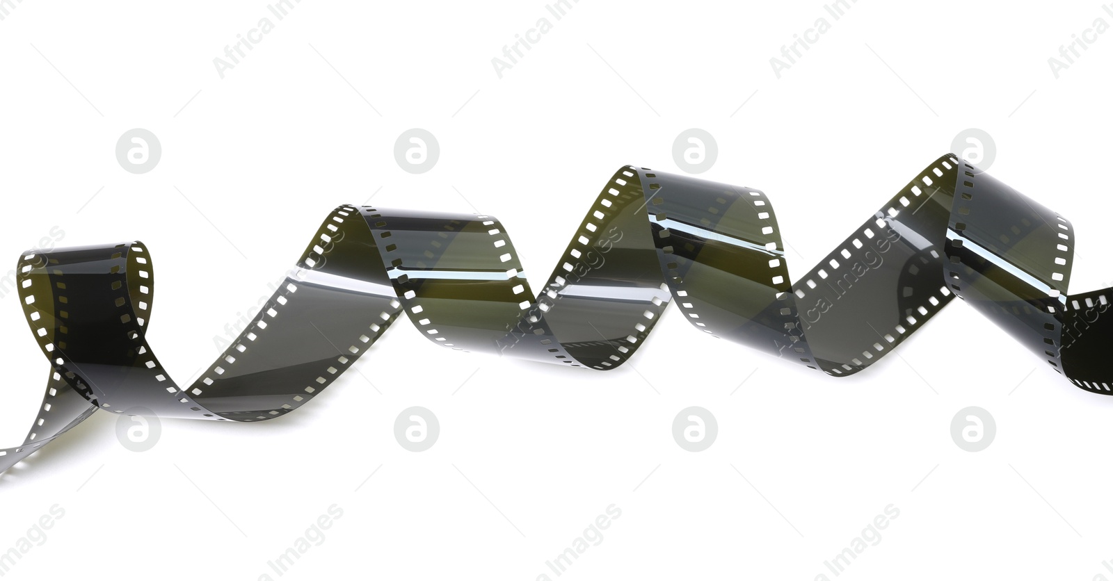 Strip of photographic film isolated on white Photo of Strip of photographic film isolated on white