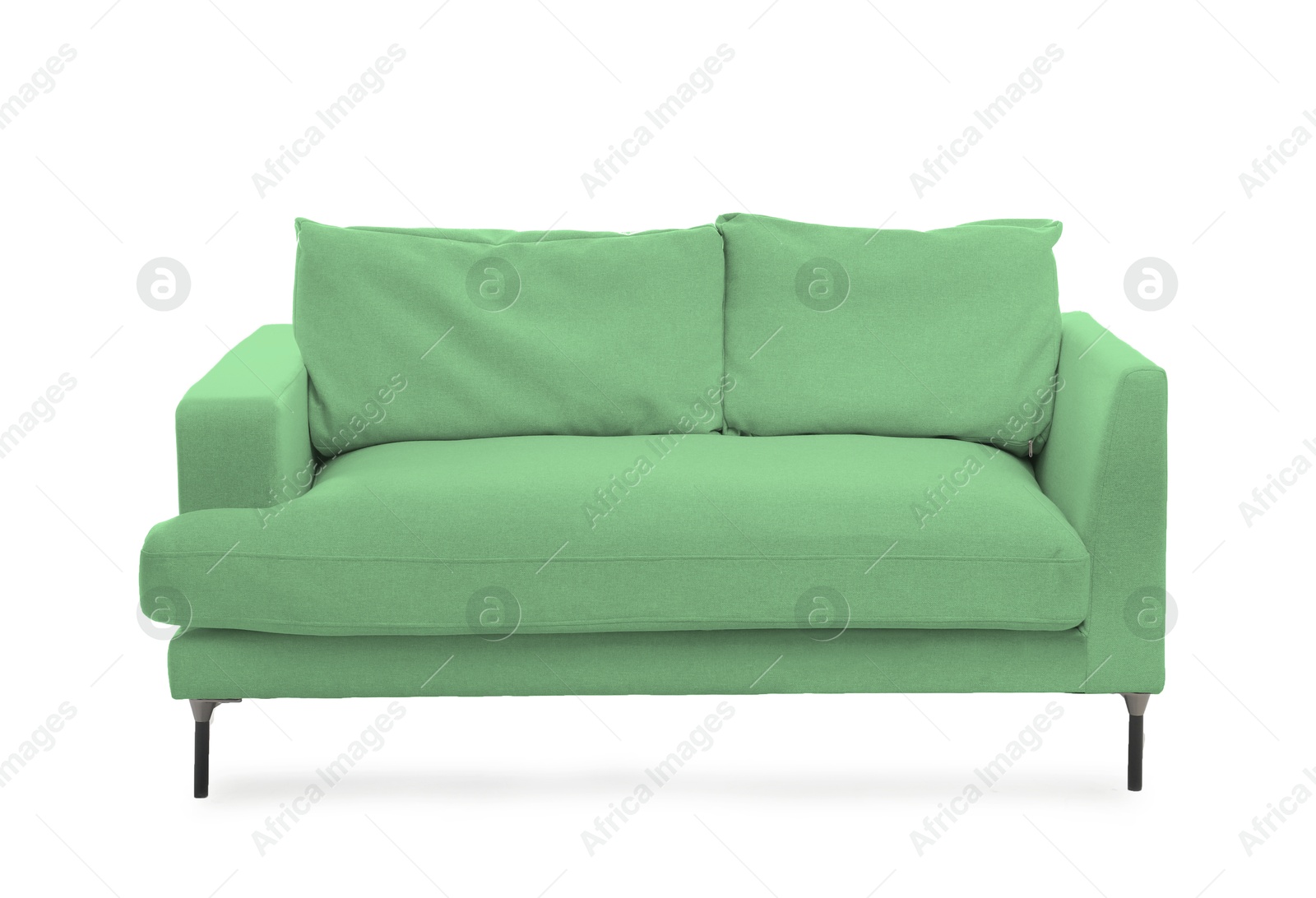Light green sofa isolated on white. Furniture for living room interior Image of Light green sofa isolated on white. Furniture for living room interior