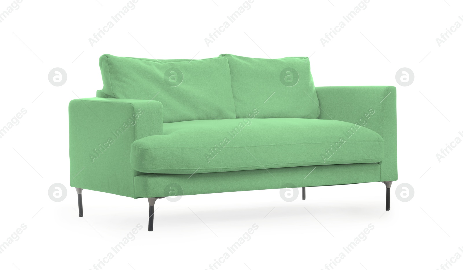 Light green sofa isolated on white. Furniture for living room interior Image of Light green sofa isolated on white. Furniture for living room interior