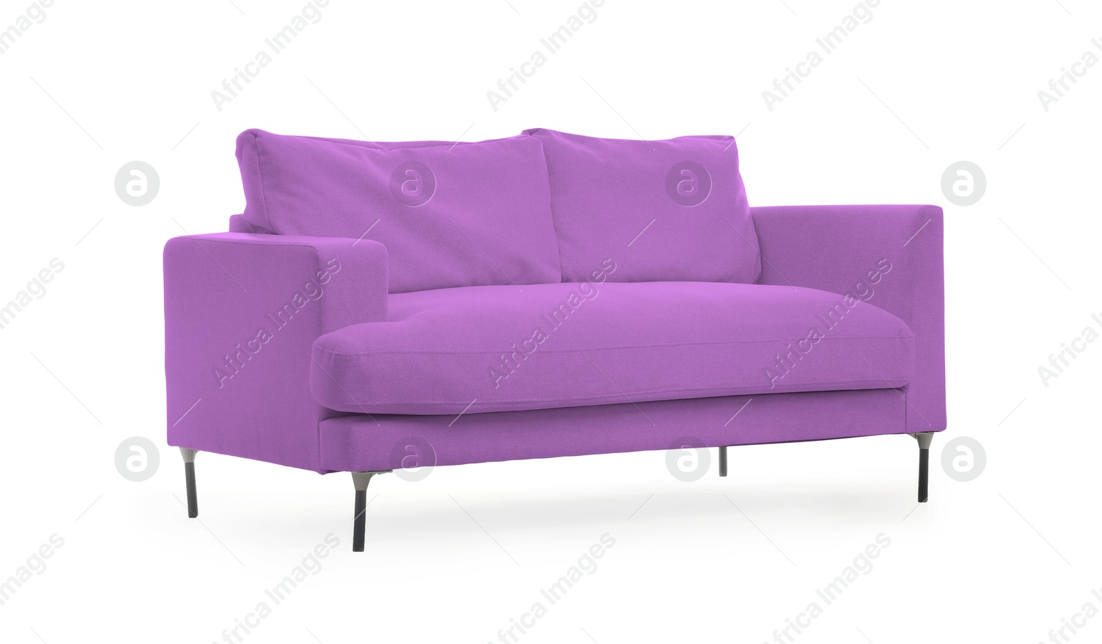 Violet sofa isolated on white. Furniture for living room interior Image of Violet sofa isolated on white. Furniture for living room interior