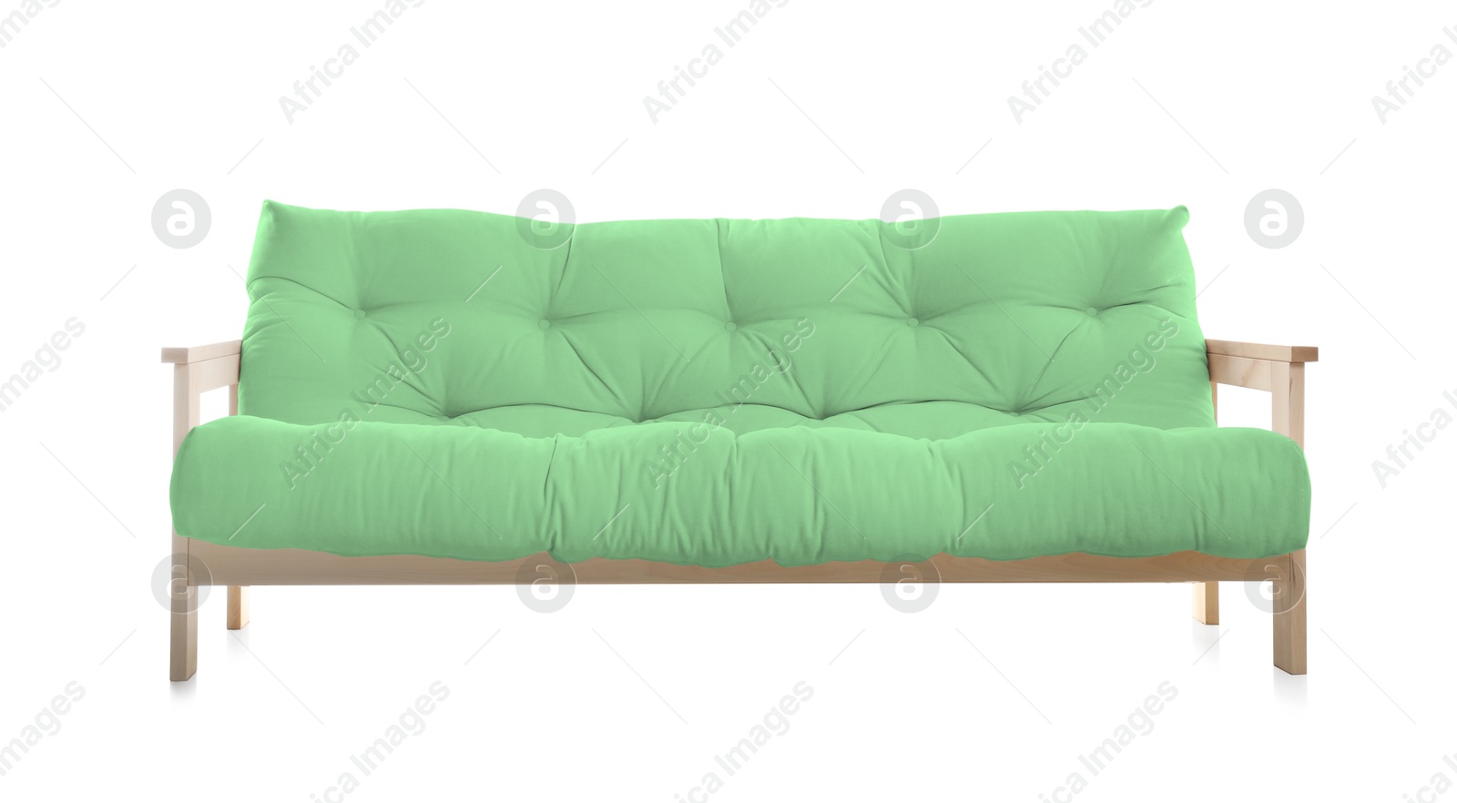 Light green sofa isolated on white. Furniture for living room interior Image of Light green sofa isolated on white. Furniture for living room interior