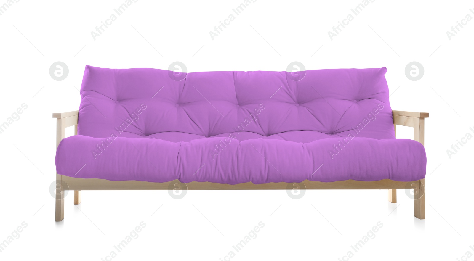 Violet sofa isolated on white. Furniture for living room interior Image of Violet sofa isolated on white. Furniture for living room interior
