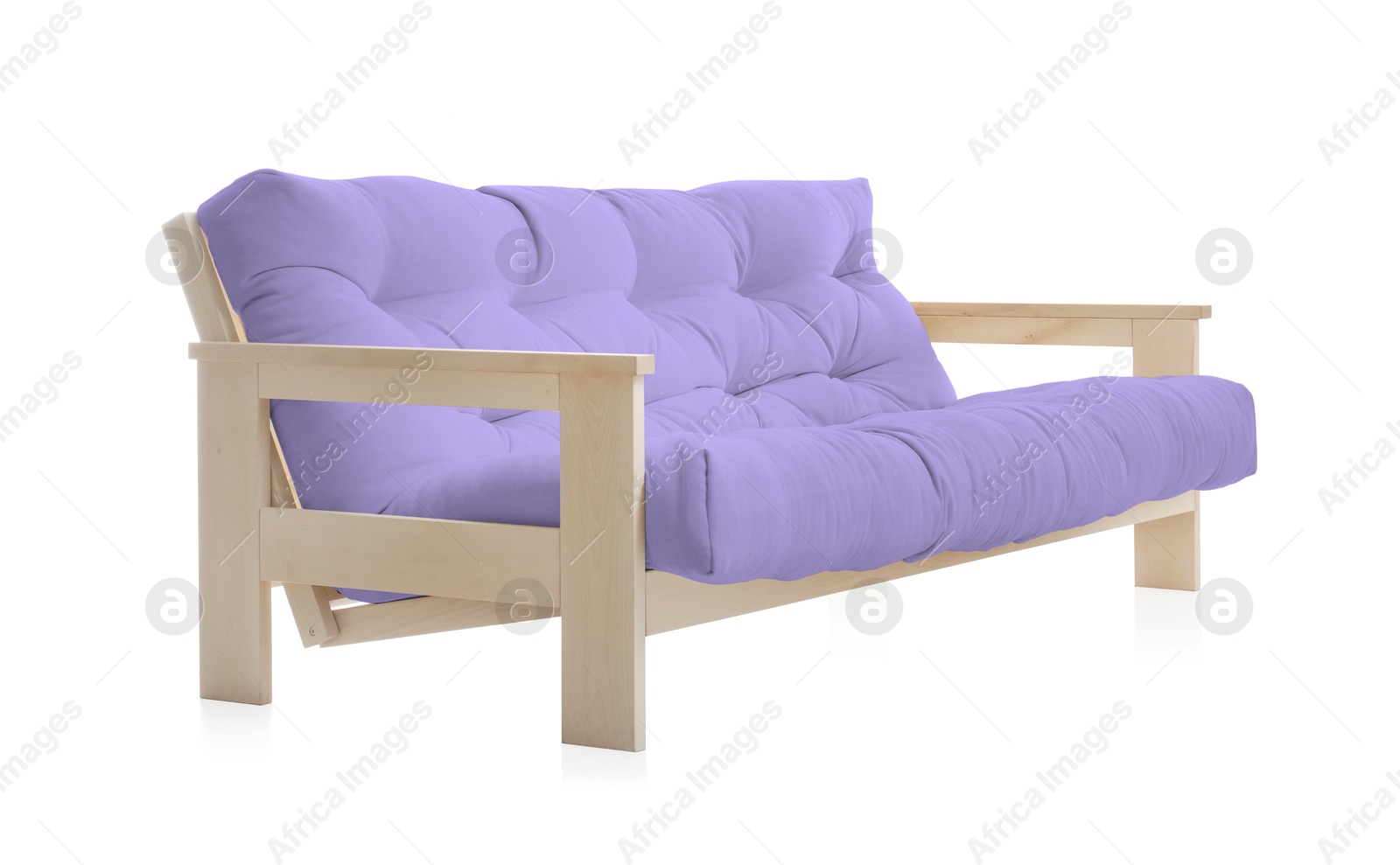 Pastel purple sofa isolated on white. Furniture for living room interior Image of Pastel purple sofa isolated on white. Furniture for living room interior