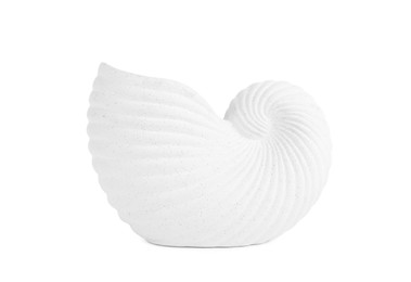 Photo of One beautiful ceramic vase isolated on white