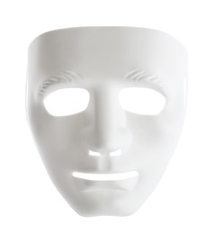 Photo of One plastic theatre mask isolated on white