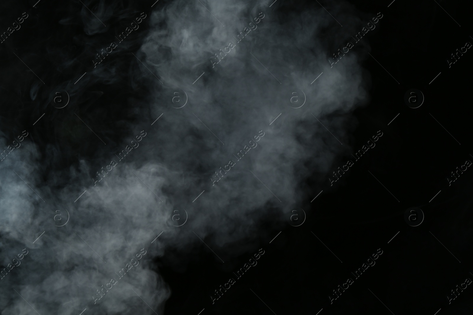Beautiful hookah smoke on black background, closeup Photo of Beautiful hookah smoke on black background, closeup