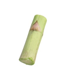 Photo of Piece of asparagus spear isolated on white