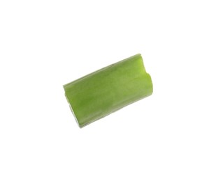 Photo of Piece of asparagus spear isolated on white