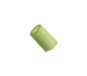 Photo of Piece of asparagus spear isolated on white