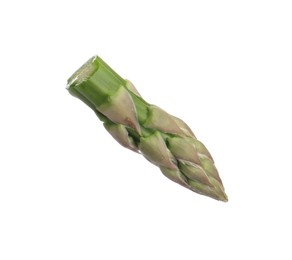 Photo of Piece of asparagus spear isolated on white