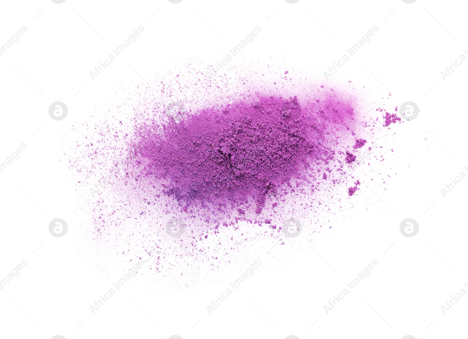 Crushed eye shadow isolated on white, top view. Makeup product Photo of Crushed eye shadow isolated on white, top view. Makeup product