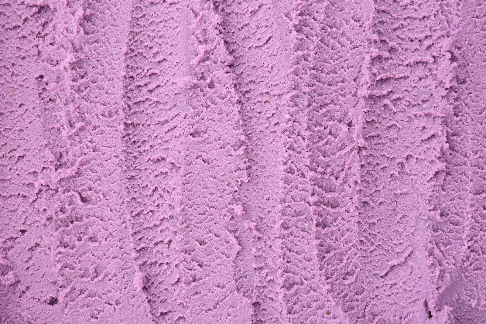 Tasty blueberry sorbet as background, top view Photo of Tasty blueberry sorbet as background, top view