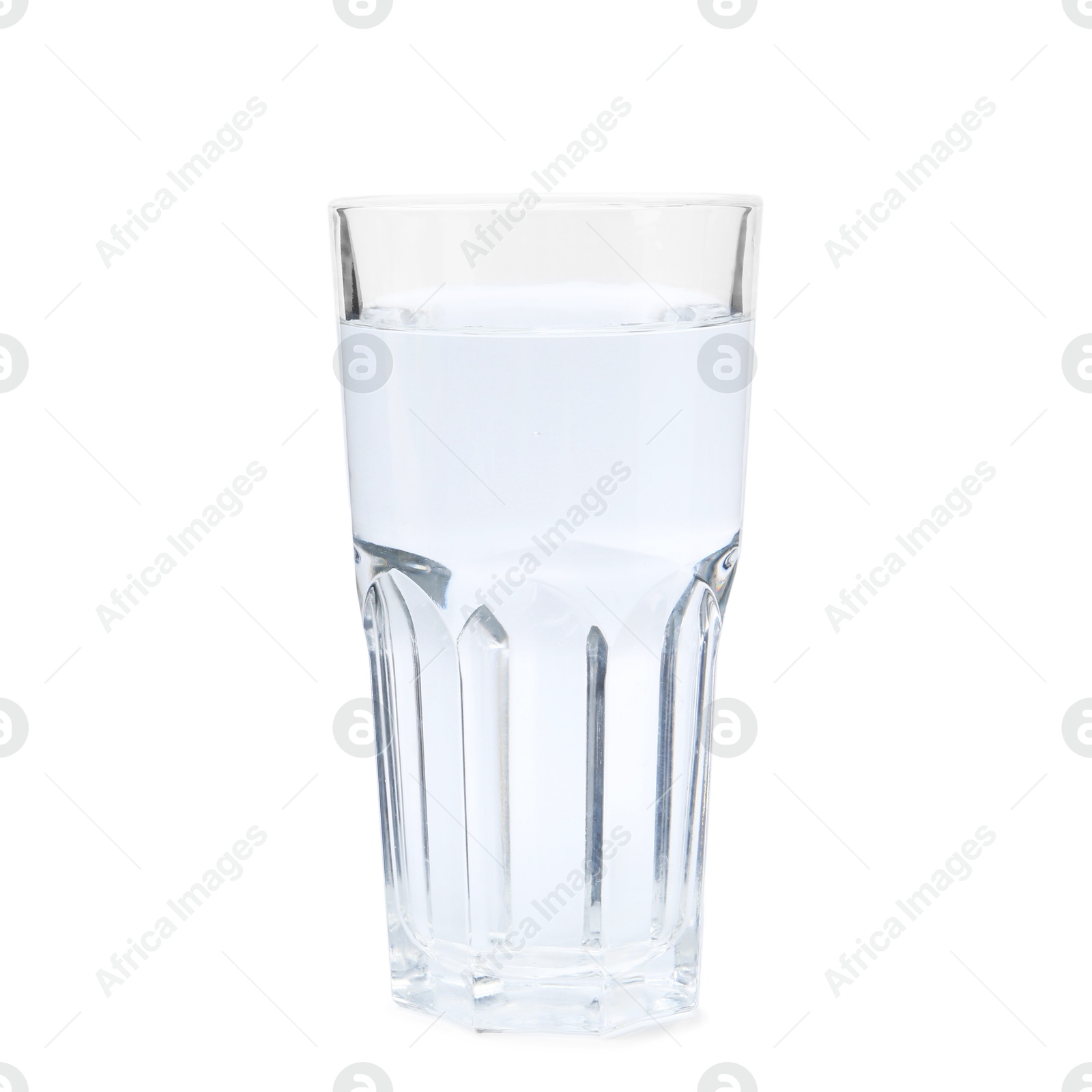 Glass with dirty water isolated on white Photo of Glass with dirty water isolated on white