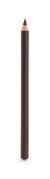 Photo of One brown eyebrow pencil isolated on white