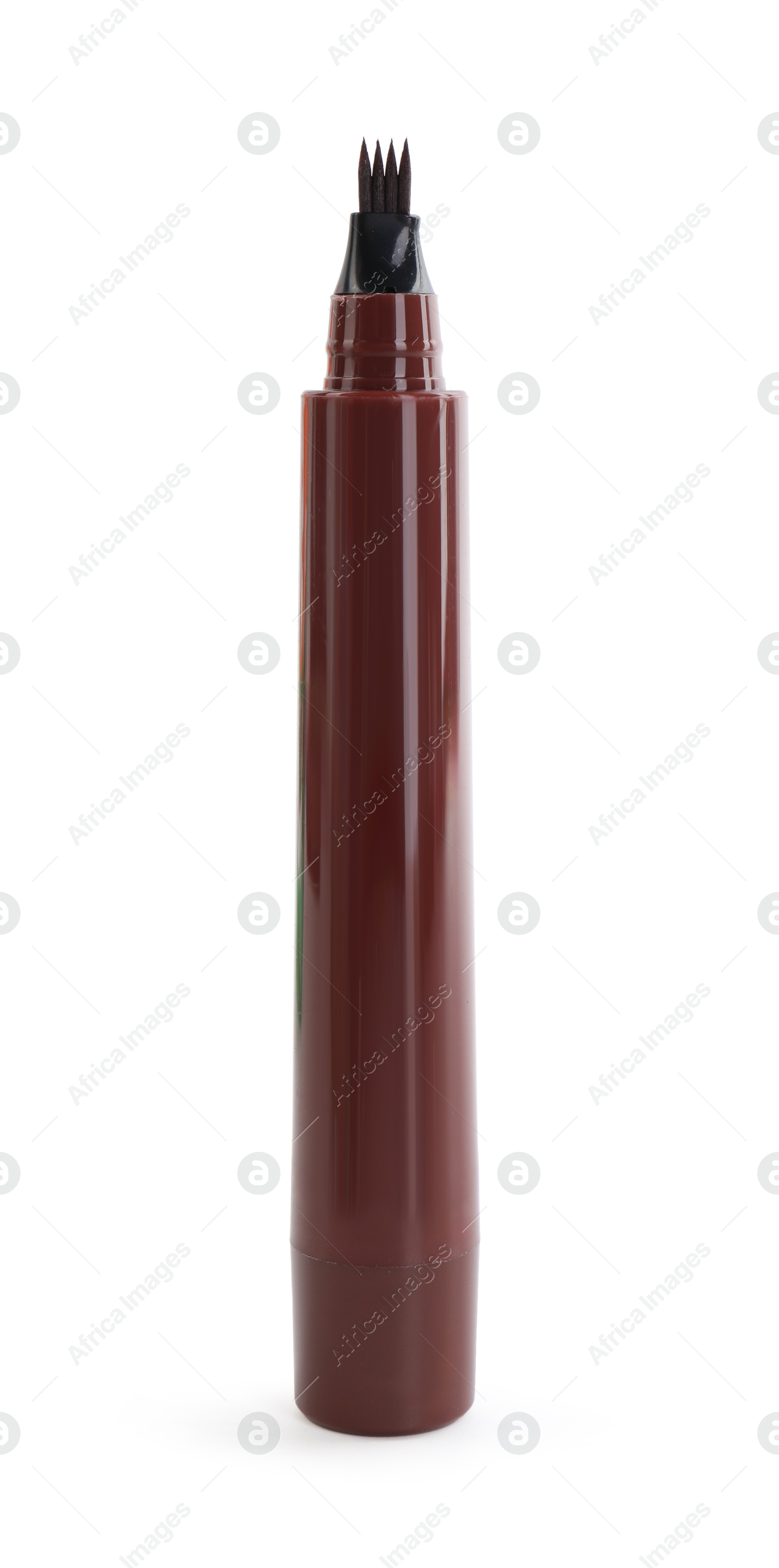 One liquid eyebrow pencil isolated on white Photo of One liquid eyebrow pencil isolated on white