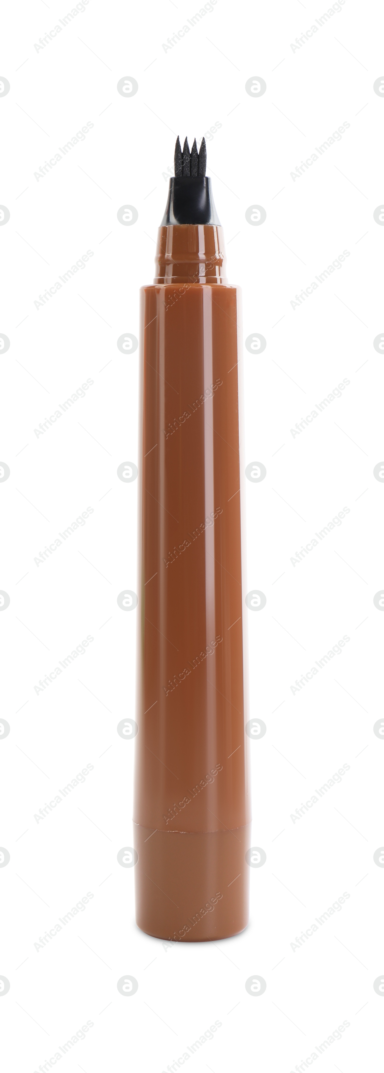 One liquid eyebrow pencil isolated on white Photo of One liquid eyebrow pencil isolated on white