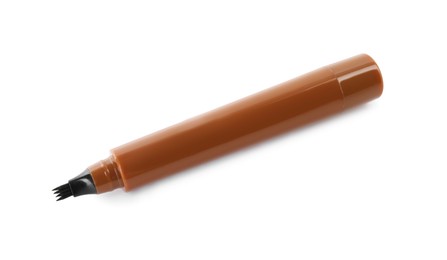 Photo of One liquid eyebrow pencil isolated on white