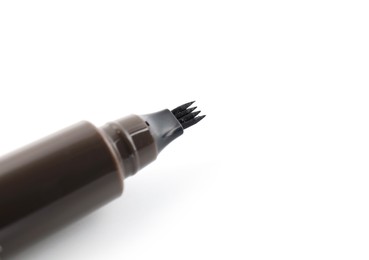 Photo of One liquid eyebrow pencil isolated on white