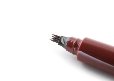 Photo of One liquid eyebrow pencil isolated on white