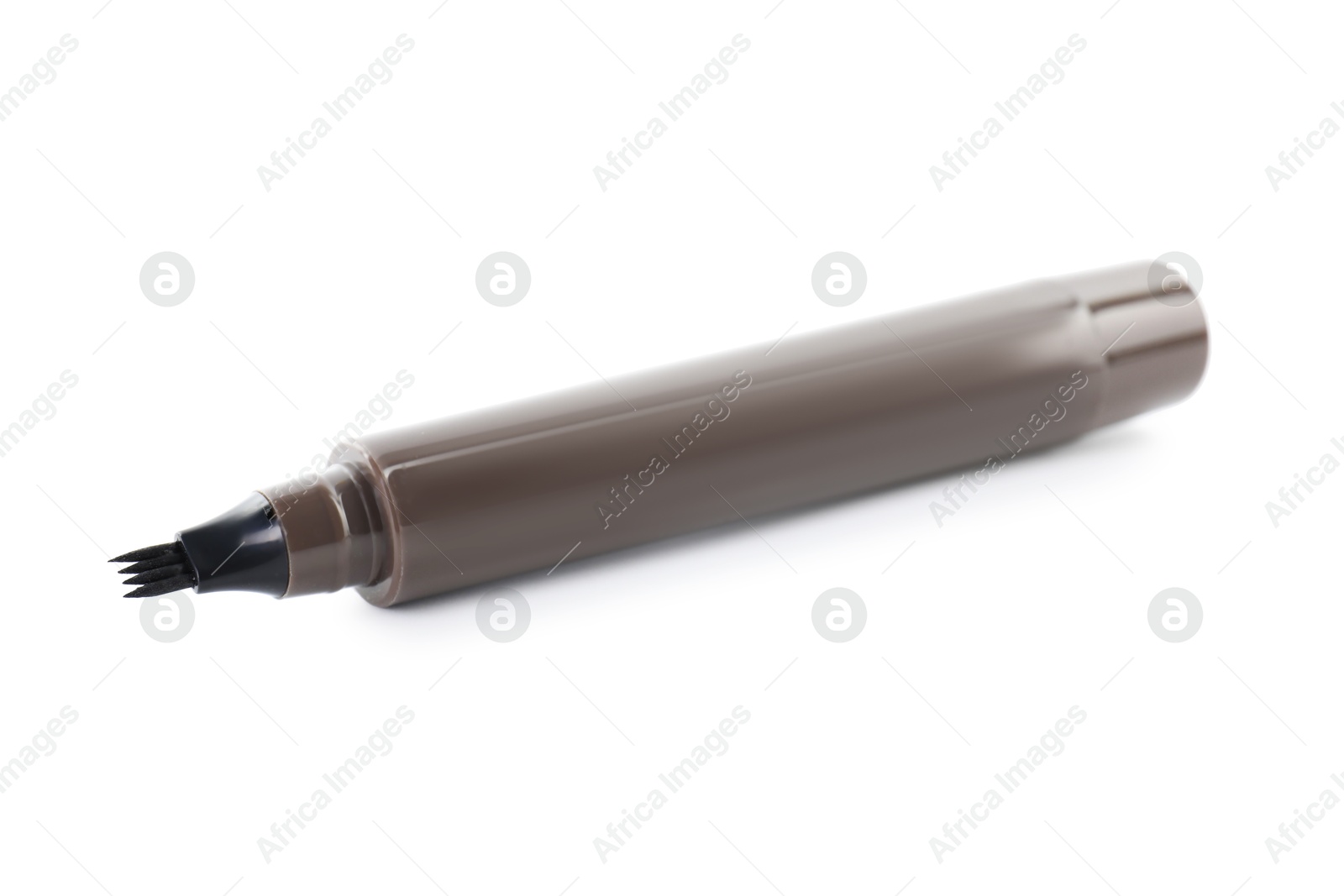 One liquid eyebrow pencil isolated on white Photo of One liquid eyebrow pencil isolated on white