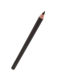 Photo of One black eyebrow pencil isolated on white